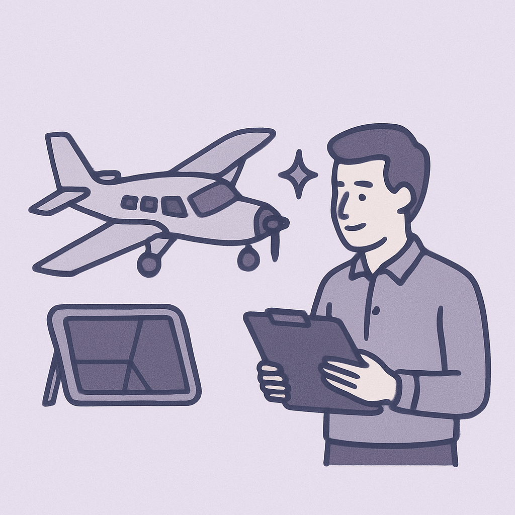 Airplane Appraisal Cartoon Image from AppraiseItNow