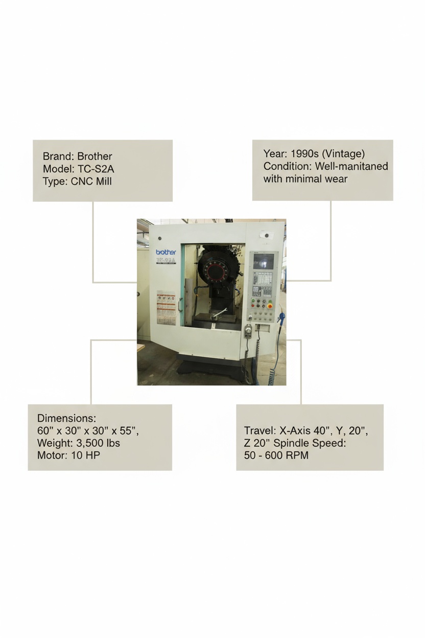 brother cnc mill tc-s2a value