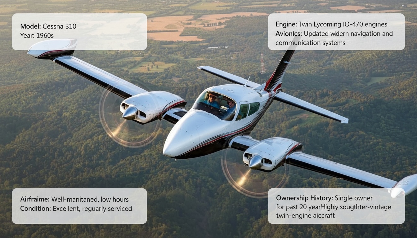 cessna 310 twin value
