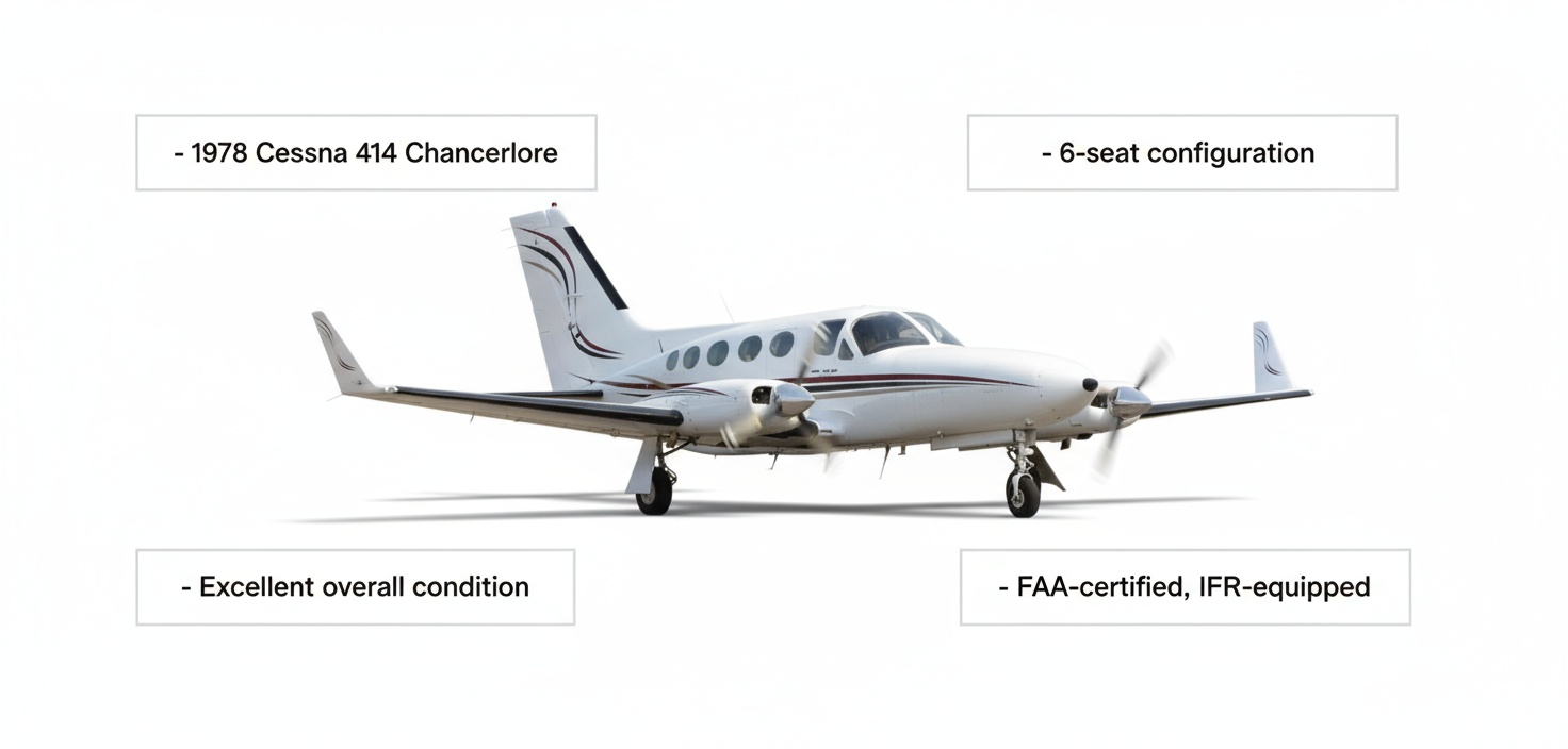 cessna 414 chancellor value