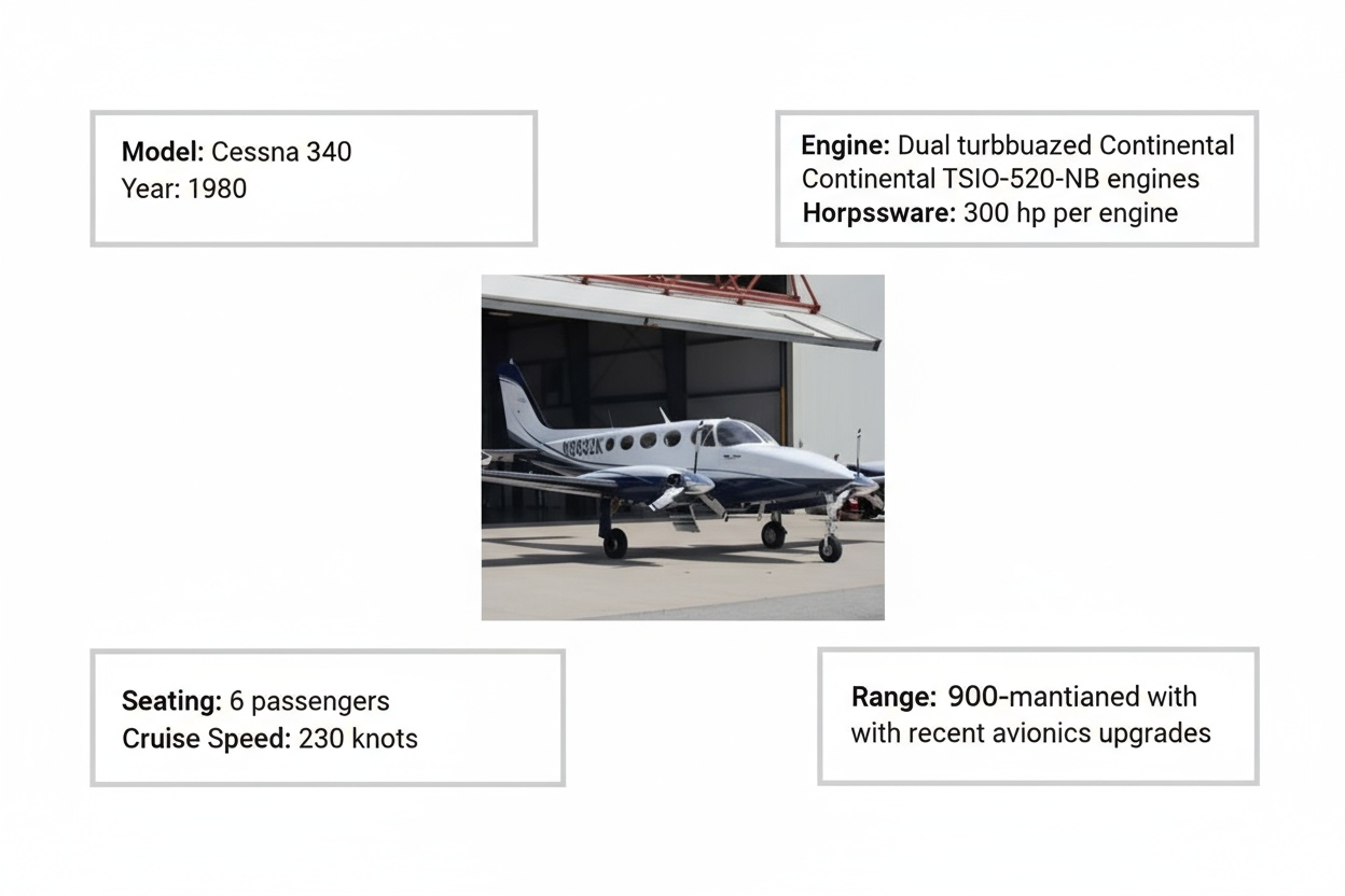 cessna 340 twin value
