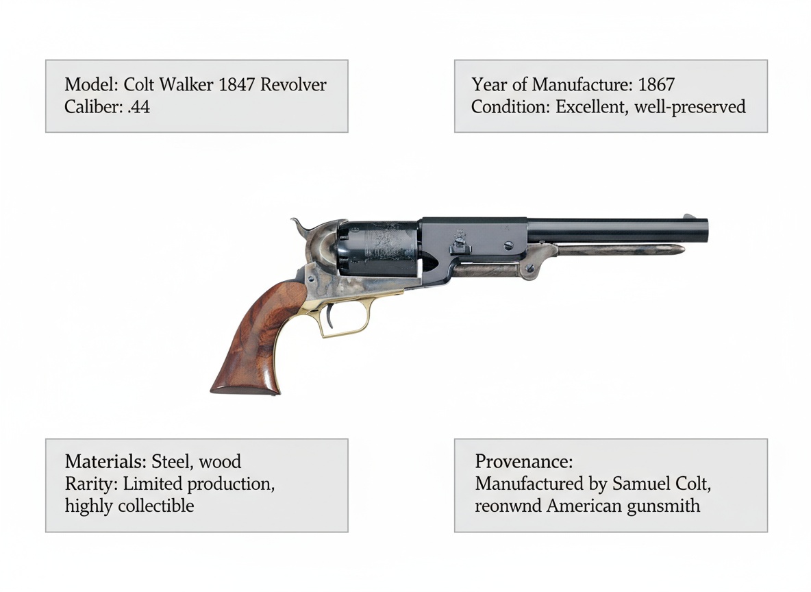 colt walker 1847 revolver value