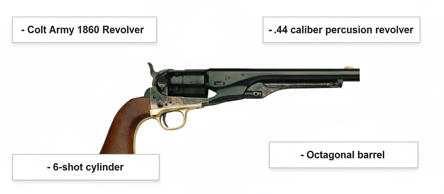 colt army 1860 revolver value