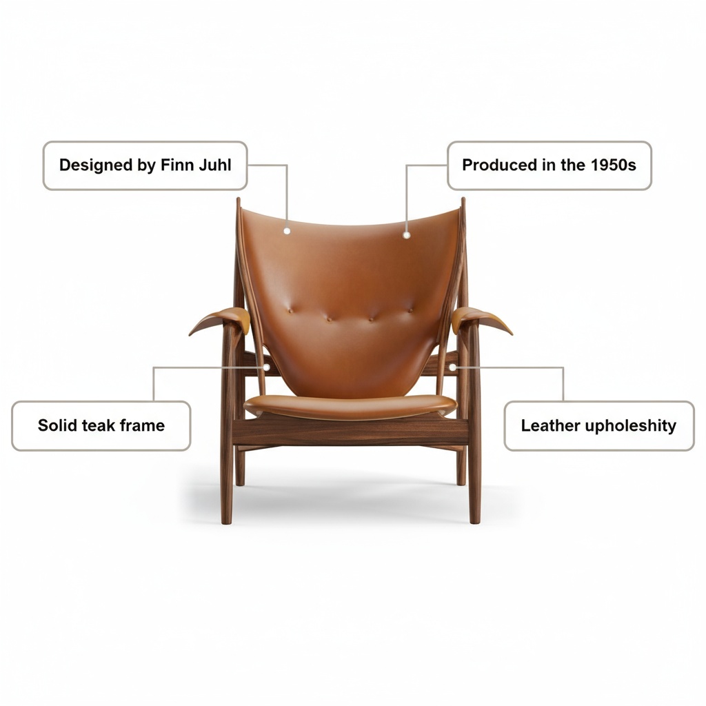 finn juhl chieftain chair value