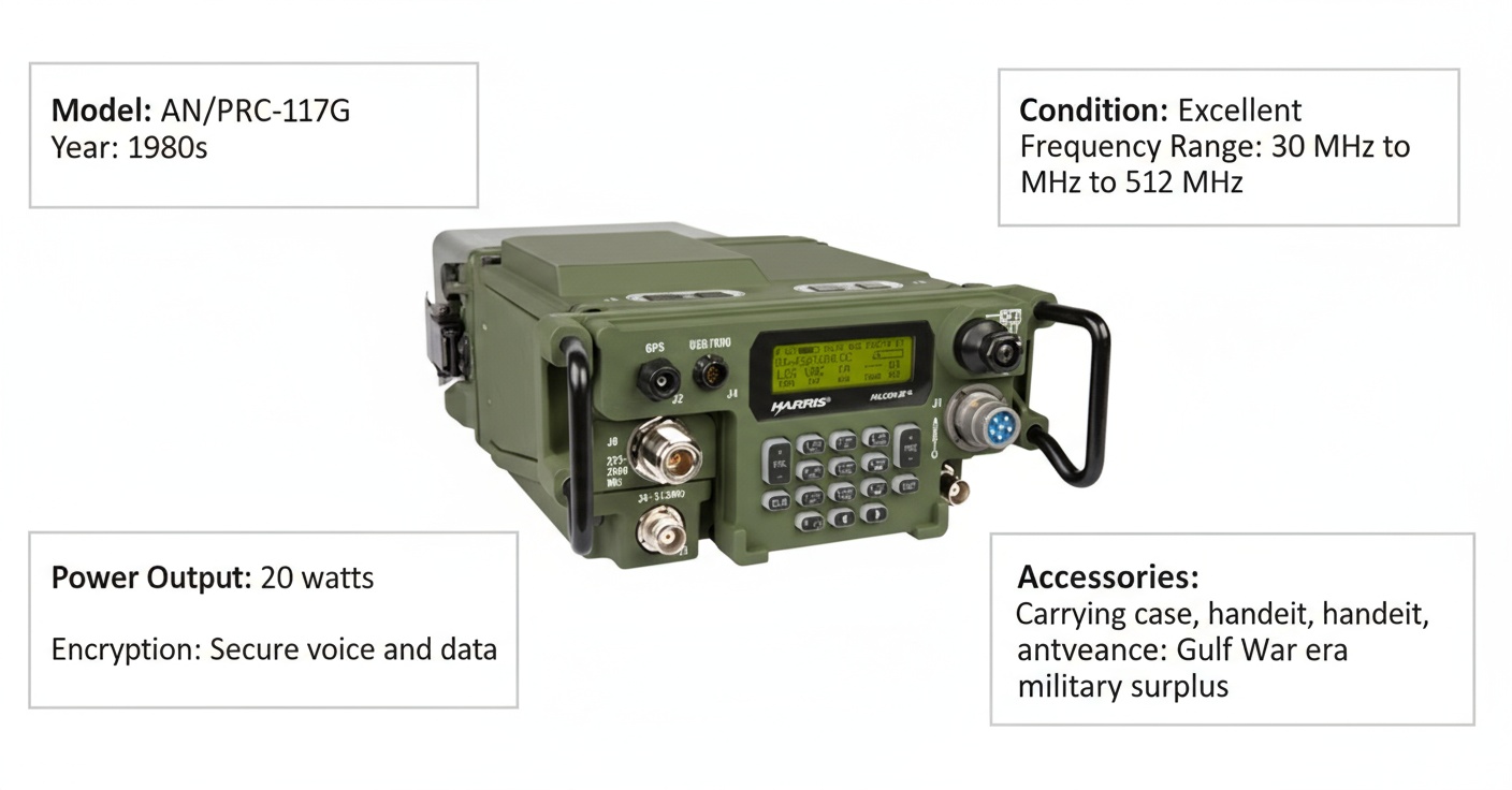field radio an/prc-117g value