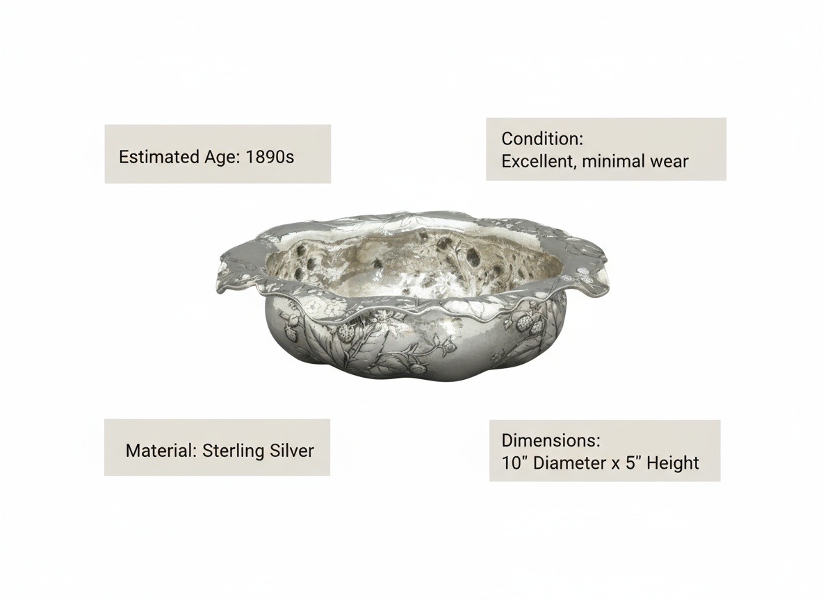 gorham silver martele bowl value