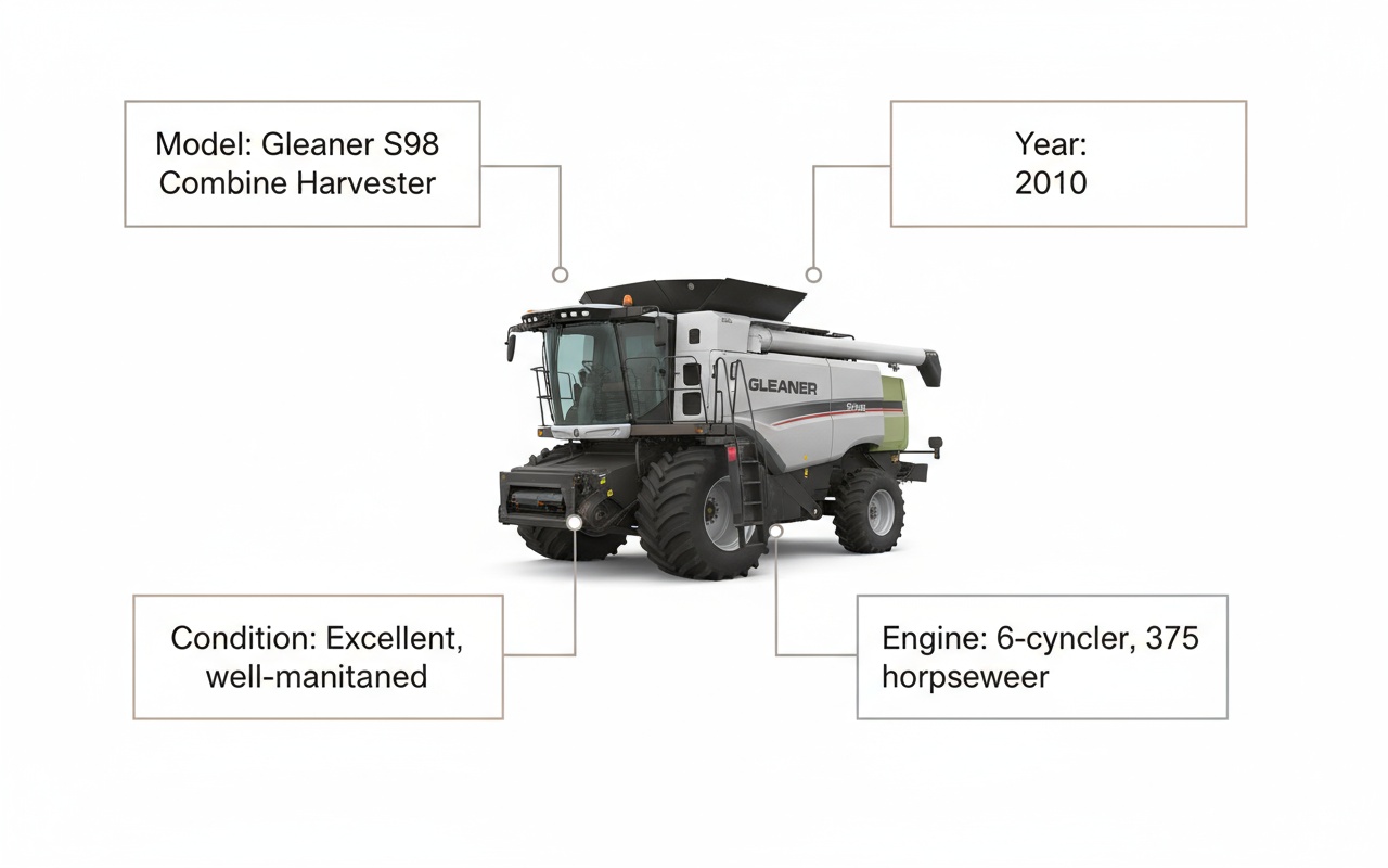 gleaner combine s98 value