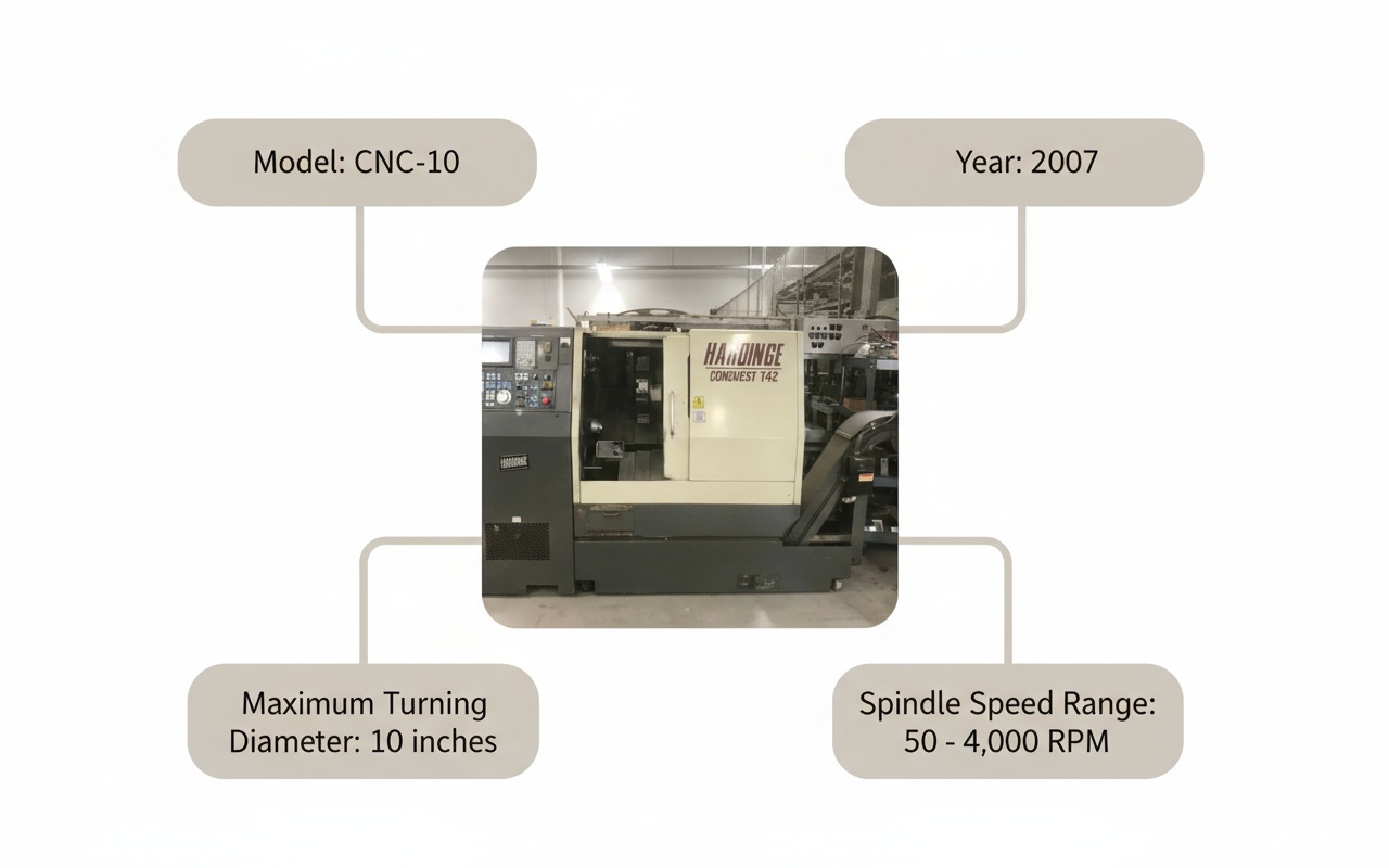 hardinge cnc lathe conquest value