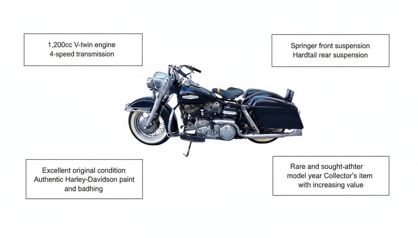 harley davidson shovelhead 1966 value