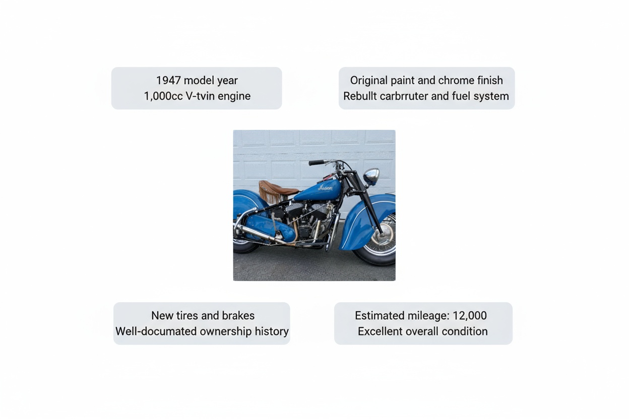 indian chief 1947 value