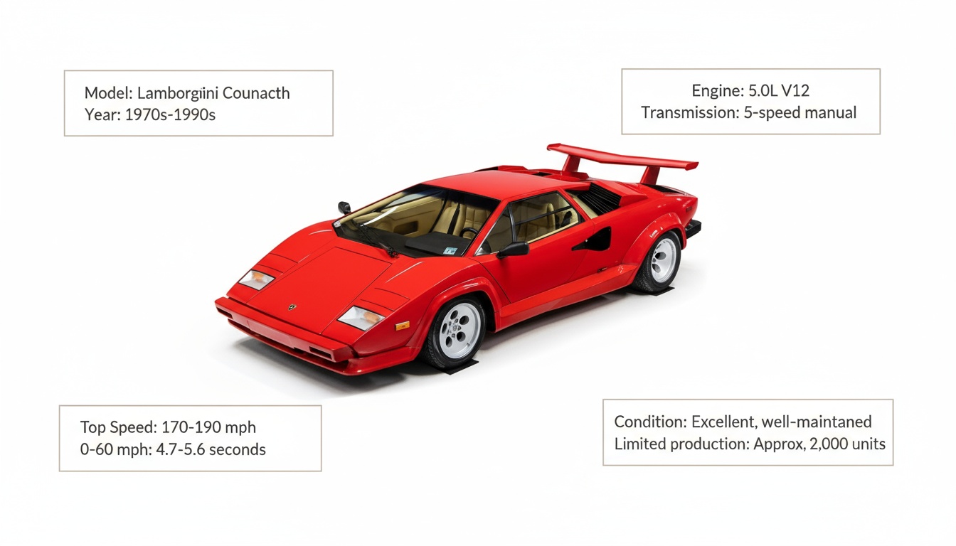 lamborghini countach value