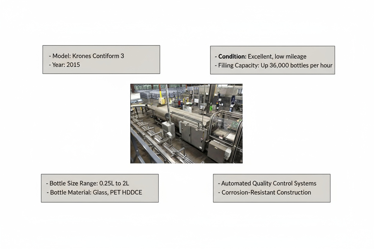 krones bottling line contiform value