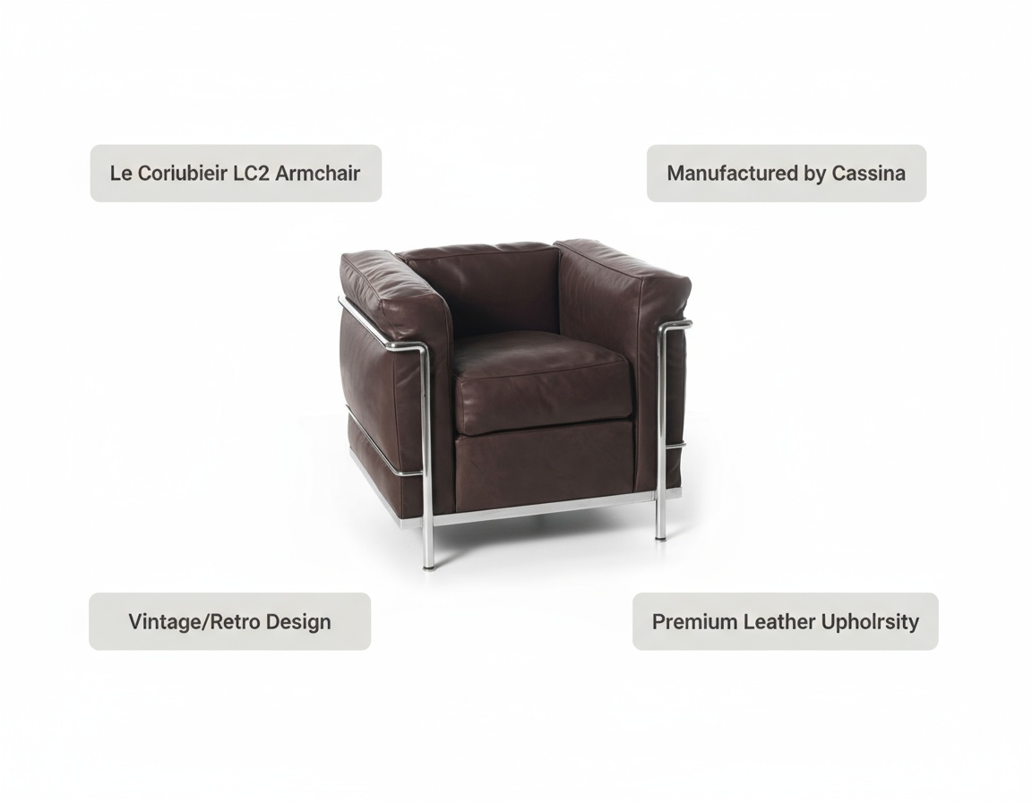 le corbusier lc2 chair cassina value