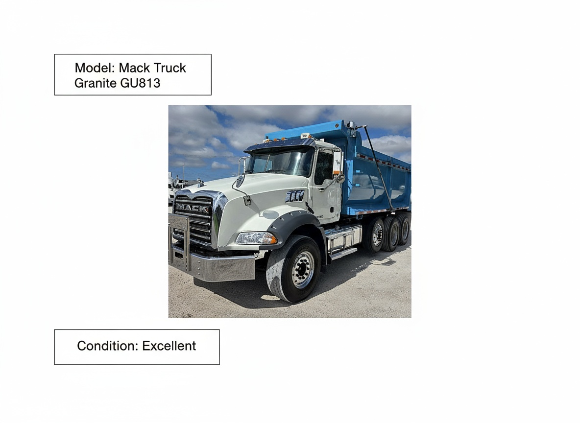 mack truck granite gu813 value