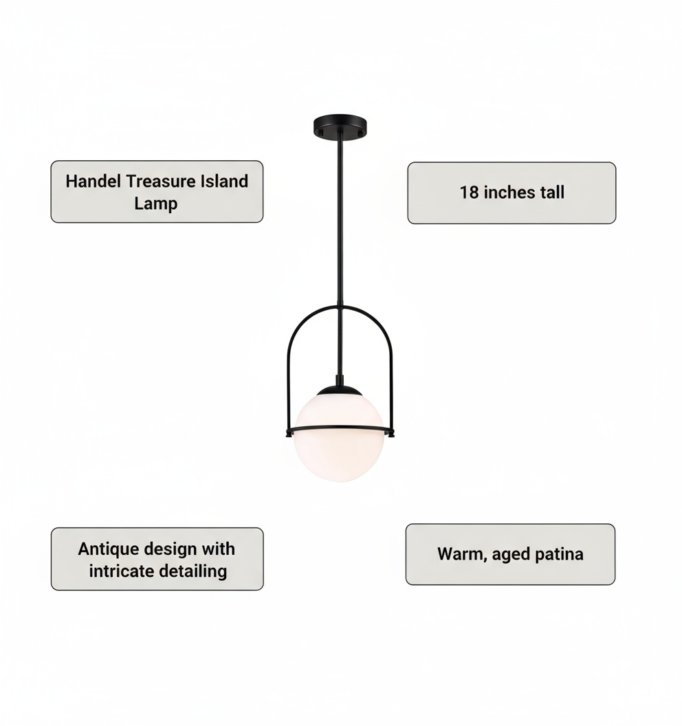 handel treasure island lamp 18 inch value