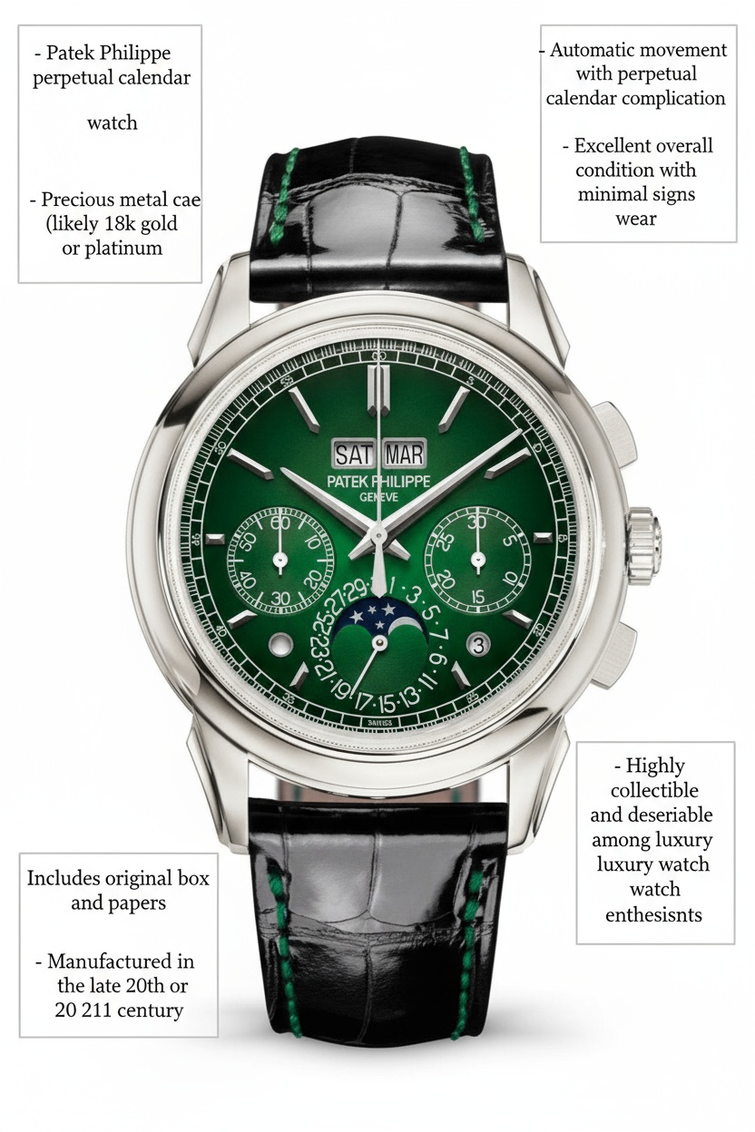 patek philippe perpetual calendar value