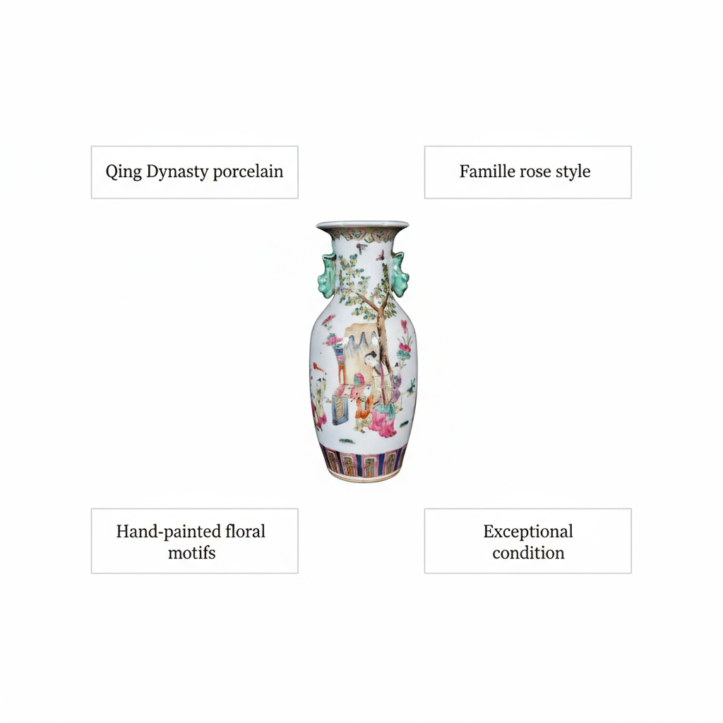 qing dynasty porcelain famille rose value