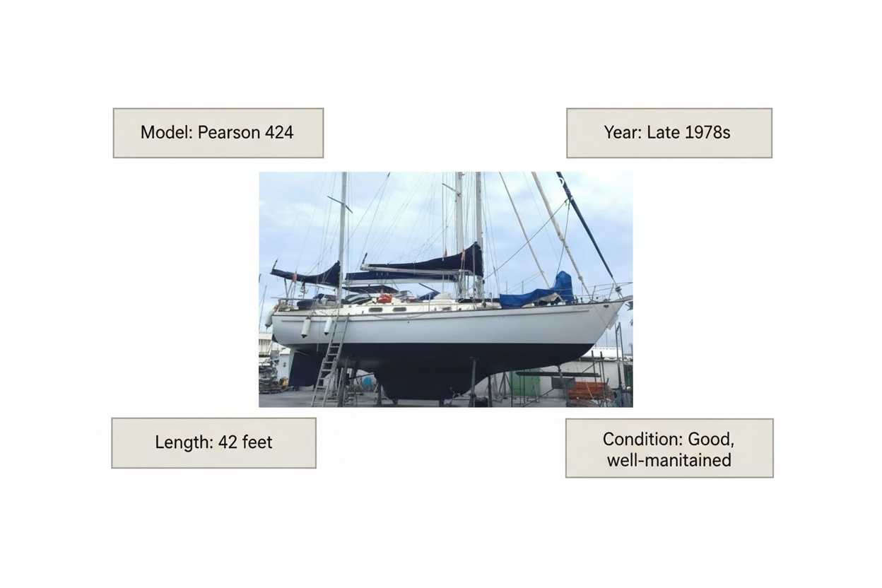 sailboat pearson 424 value