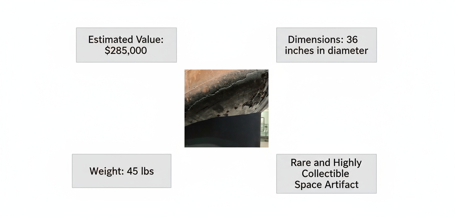 space capsule heat shield apollo value