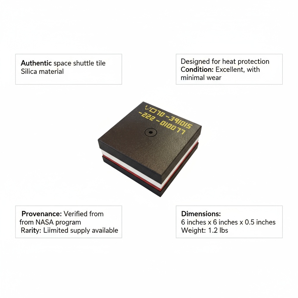 space shuttle tile silica value
