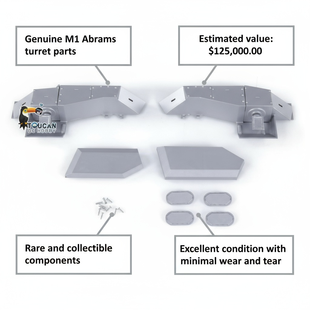 tank m1 abrams turret parts value