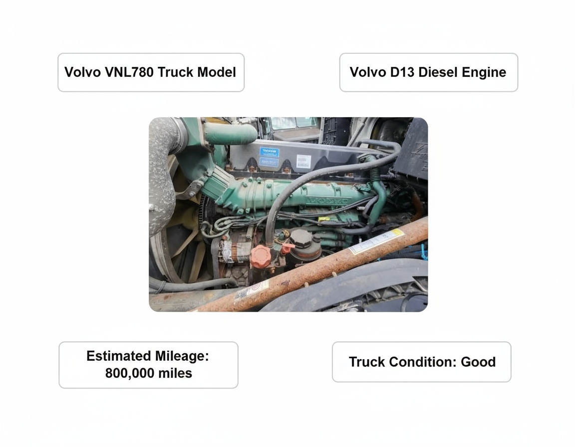 volvo vnl780 d13 engine value