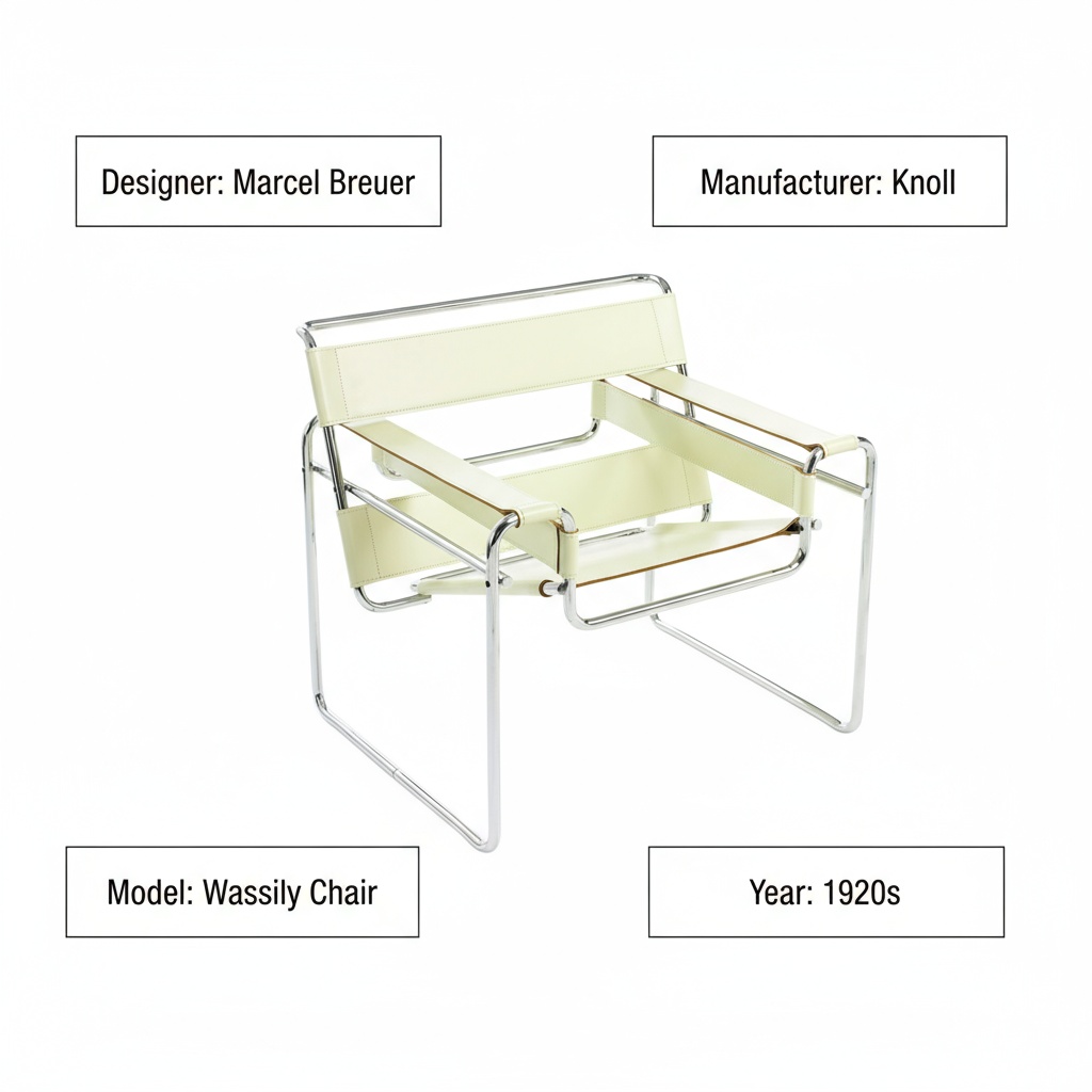 wassily chair marcel breuer knoll value