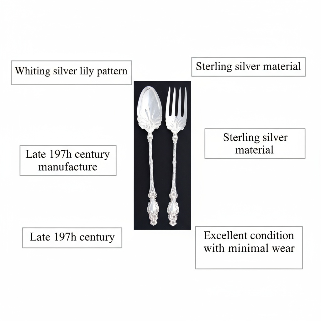 whiting silver lily pattern value