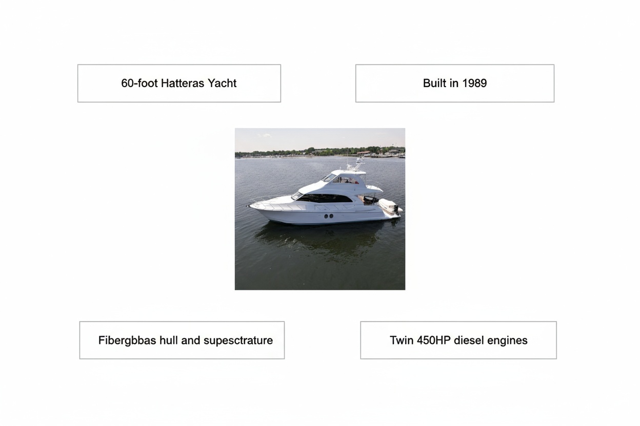 yacht appraisal 60 foot hatteras value