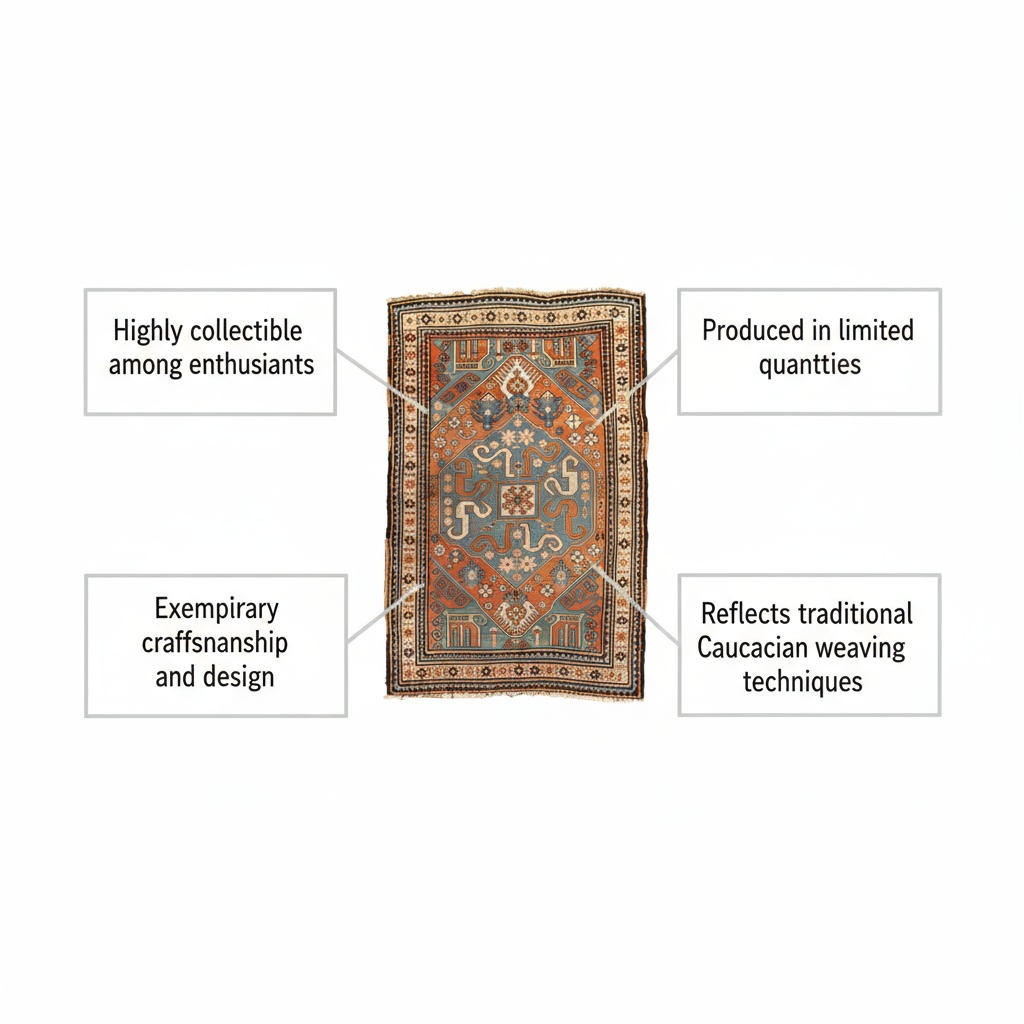 caucasian rug kazak cloudband value