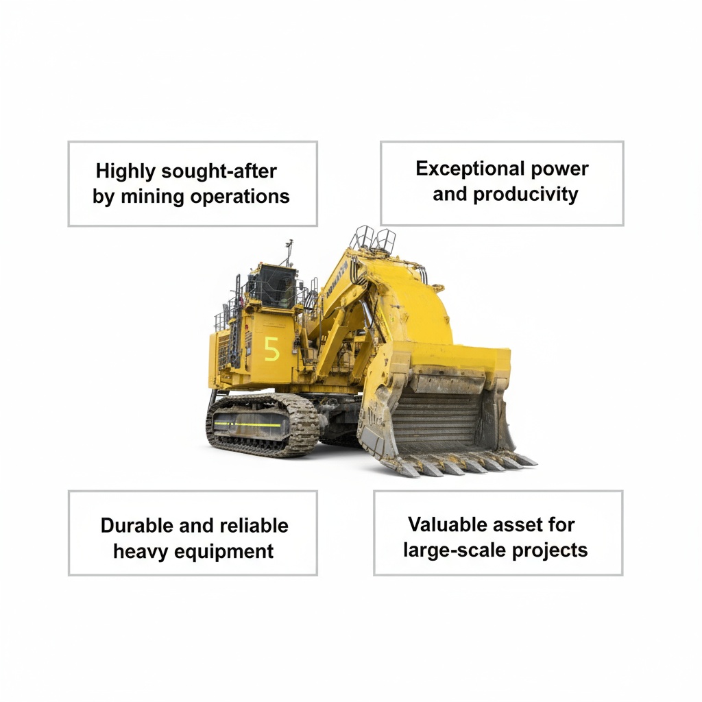 komatsu pc8000 shovel value