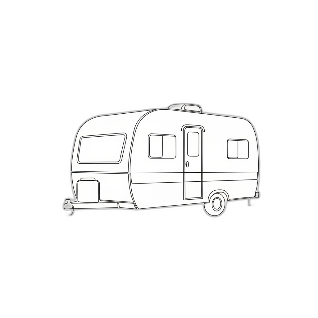 Travel Trailer Appraisal Cartoon Image from AppraiseItNow