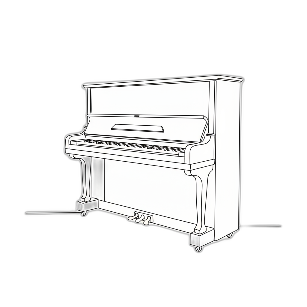 Kimball Piano Appraisal Cartoon Image from AppraiseItNow