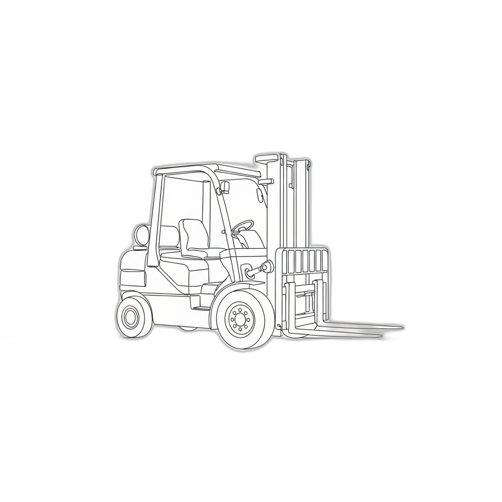 Forklift Appraisal Cartoon Image from AppraiseItNow