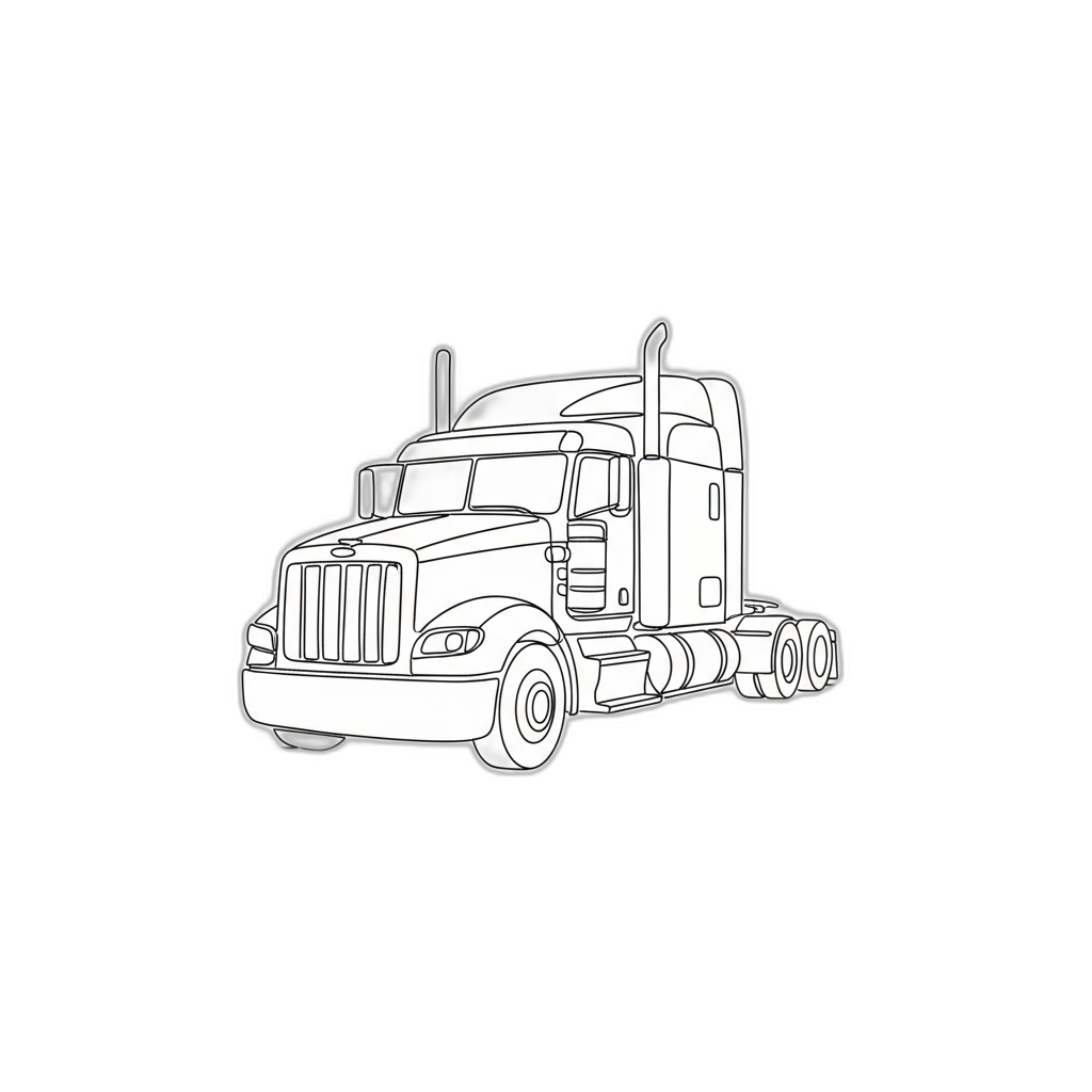 Class 8 Truck Appraisal Cartoon Image from AppraiseItNow