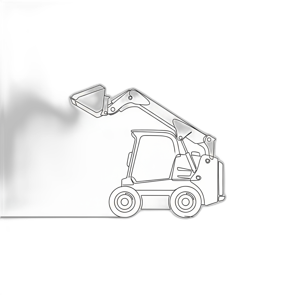 Skid Steer Appraisal Cartoon Image from AppraiseItNow