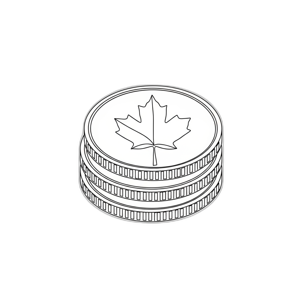 Canadian Silver Coins Appraisal Cartoon Image from AppraiseItNow
