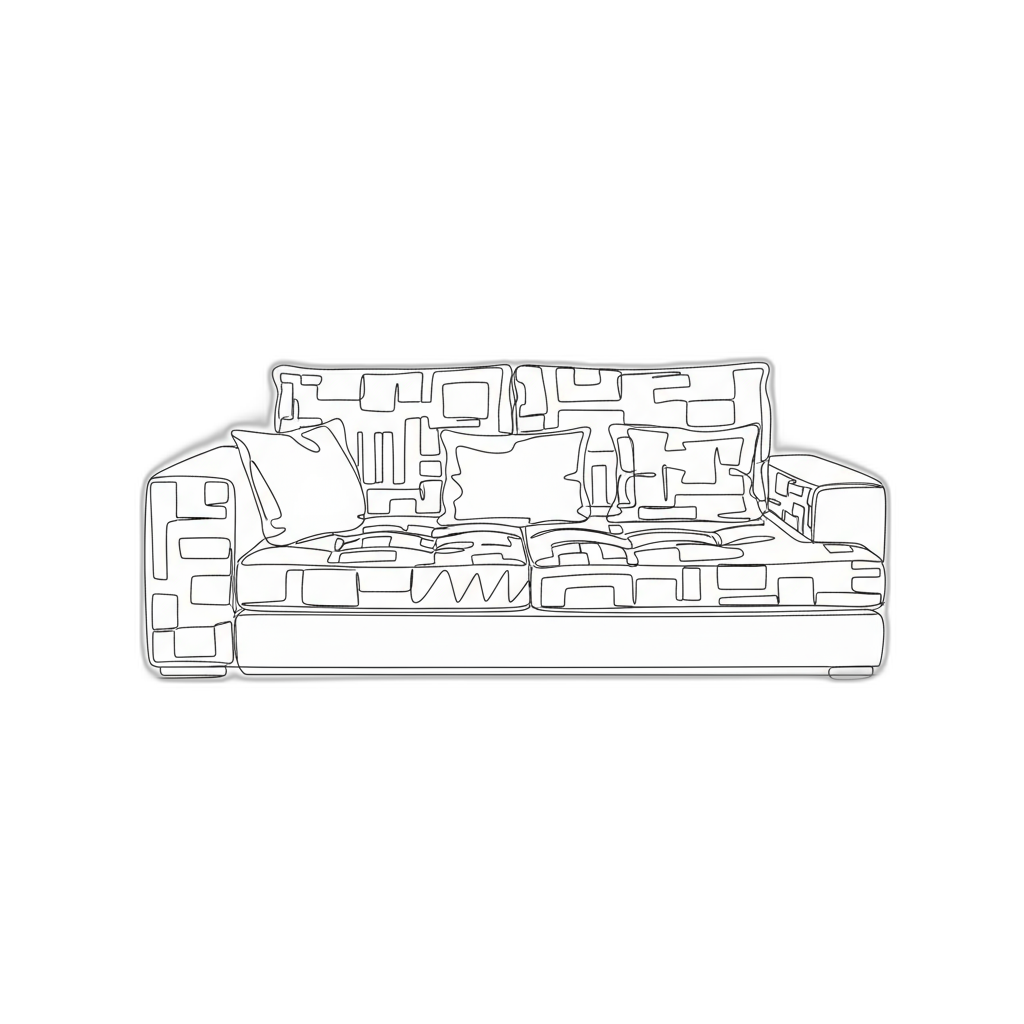 Roche Bobois Furniture Appraisal Cartoon Image from AppraiseItNow