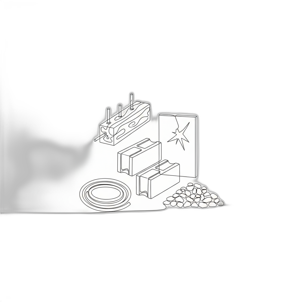 Deconstructed Building Materials Appraisal Cartoon Image from AppraiseItNow