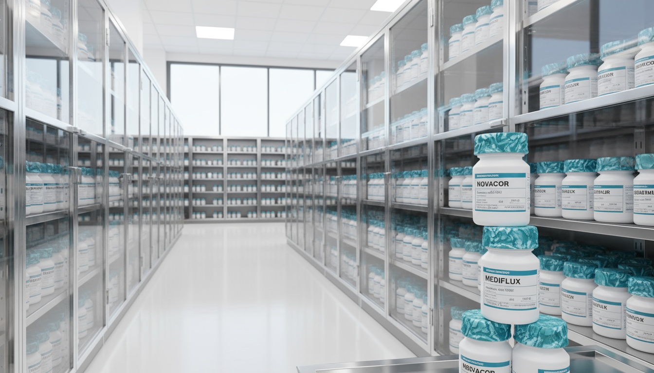 A man appraising furniture in a home. Cartoon image in purple.