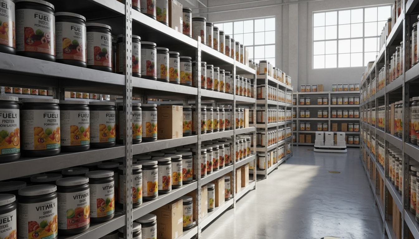 A man appraising furniture in a home. Cartoon image in purple.