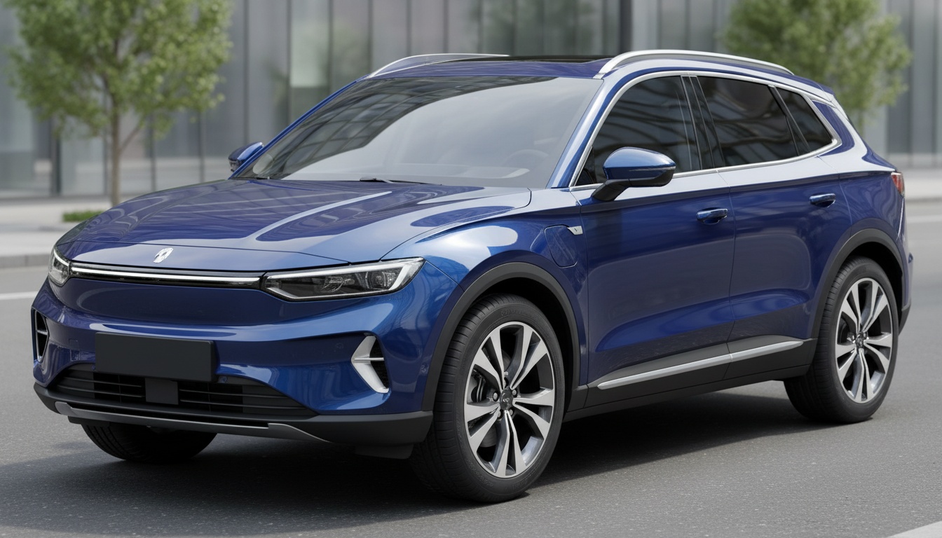 A man appraising furniture in a home. Cartoon image in purple.