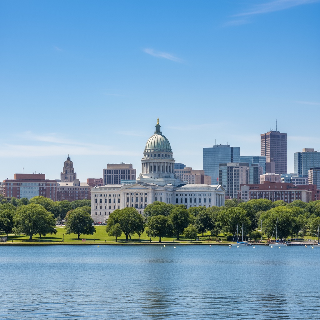 Appraisal in Wisconsin Cartoon Image by AppraiseItNow