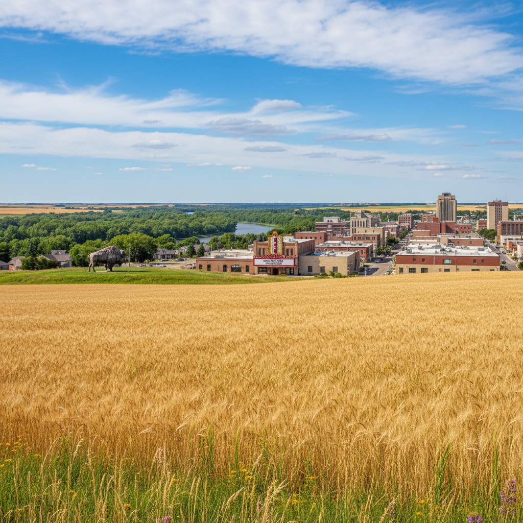 Appraisal in North Dakota Cartoon Image by AppraiseItNow