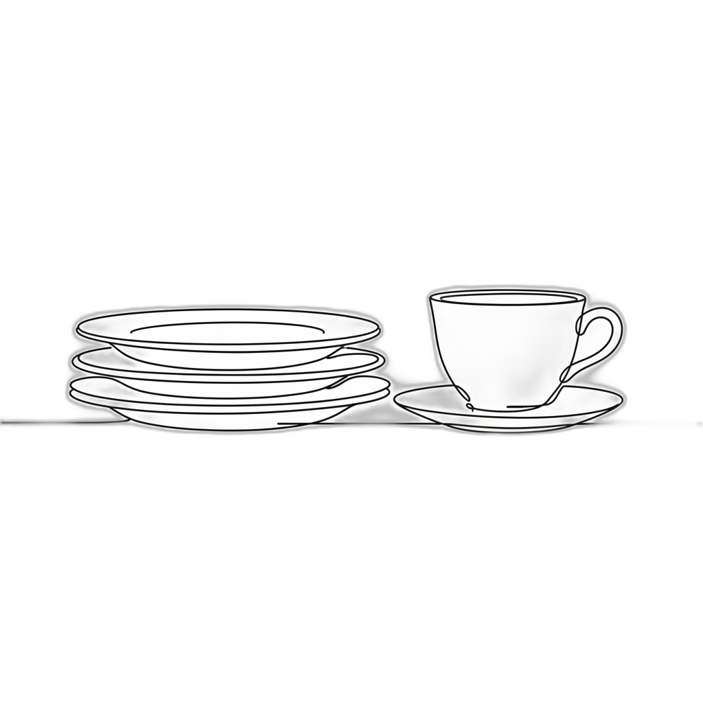 Chinaware Appraisal Cartoon Image from AppraiseItNow