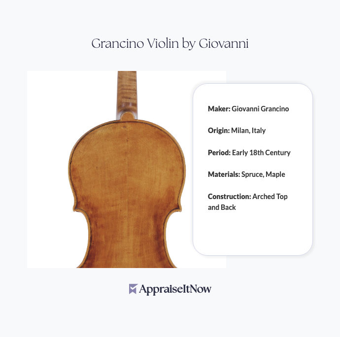 Grancino Violin by Giovanni