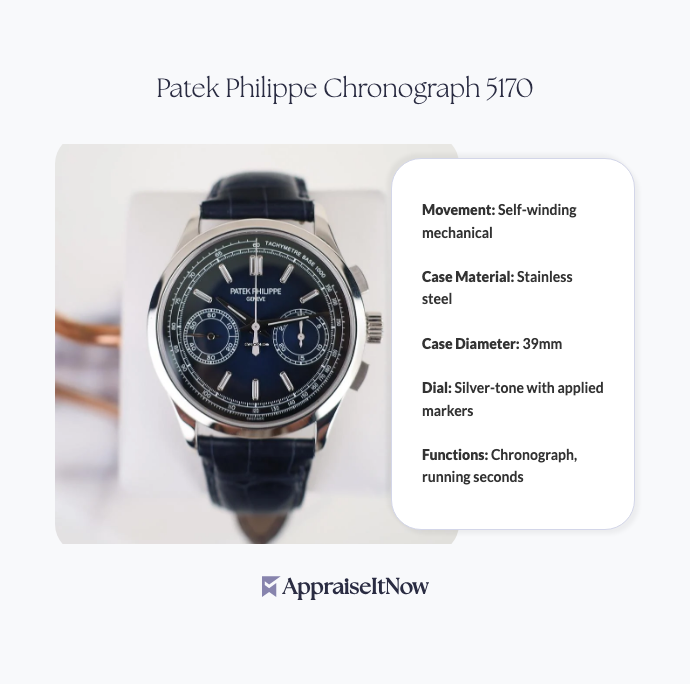 Facts of a Patek Philippe Chronograph 5170