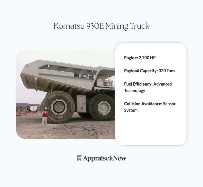 Facts of a Komatsu 930E Mining Truck