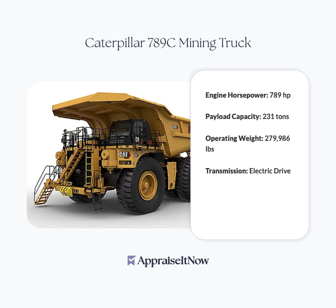 Facts of a Caterpillar 789C Mining Truck