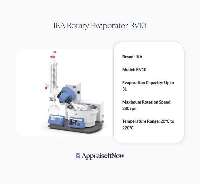 Facts of an IKA Rotary Evaporator RV10